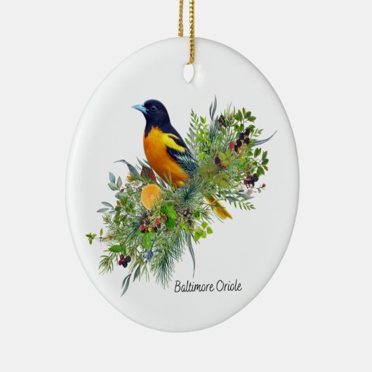Bird Kerstornament Keramisch Ornament (Rechts)