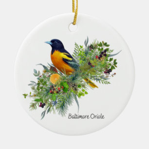 Bird Kerstornament Keramisch Ornament