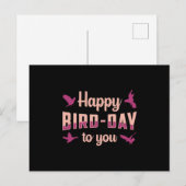 Bird kijken Happy Bird-Day naar jou Bird Watcher Briefkaart (Voorkant / Achterkant)