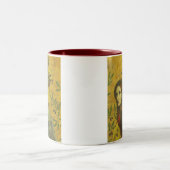 Bird Lady Mutant Design Tweekleurige Koffiemok (Center)