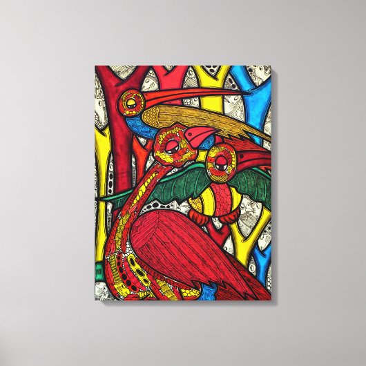 Bird Life Canvas Afdruk (Voorkant)