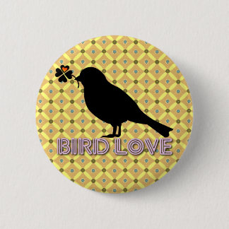 Bird Love Botton Ronde Button 5,7 Cm