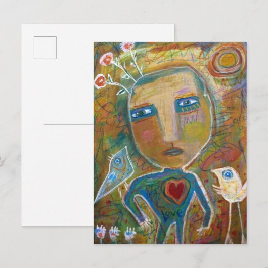 Bird Lover Briefkaart (Voorkant / Achterkant)