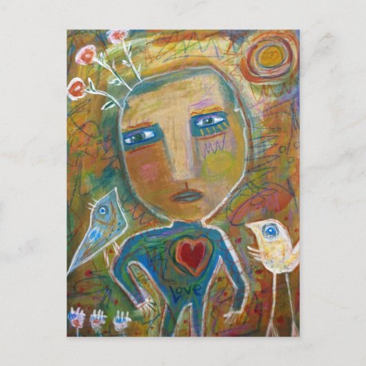 Bird Lover Briefkaart (Voorkant)