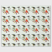 Bird Lover Cardinaal Decoupage Craft of Gift Cadeaupapier (Vlak)