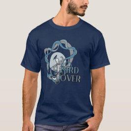 Bird lover with Indian paradise flycatcher T-shirt