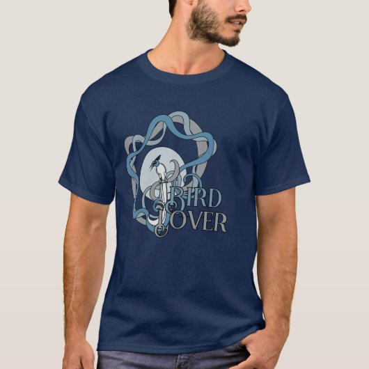 Bird lover with Indian paradise flycatcher T-shirt (Voorkant)