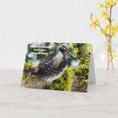 Bird Lovers Birthday Kaart (Gele Bloem)