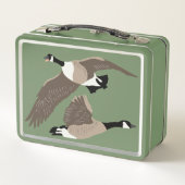Bird Lovers Canada Geese Illustration Personalized (Achterkant)