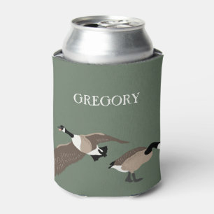 Bird Lovers Canada Geese Illustration Personalized Blikjeskoeler