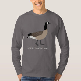 Bird Lovers Canada Goose Illustration Personalized T-shirt