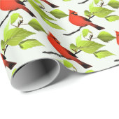 Bird Lovers Cardinale Print Cadeaupapier (Rol Hoek)