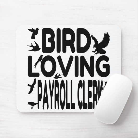 Bird Loving Payroll Clerk Muismat (Met muis)