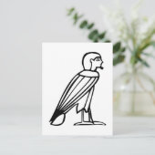 Bird man (Soul), Egyptische hiërogliefje Briefkaart (Staand voorkant)