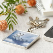 Bird Memorial Poem Sleutelhanger (Zijkant)