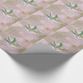 Bird Mixed Media Collage Cadeaupapier (Hoek)