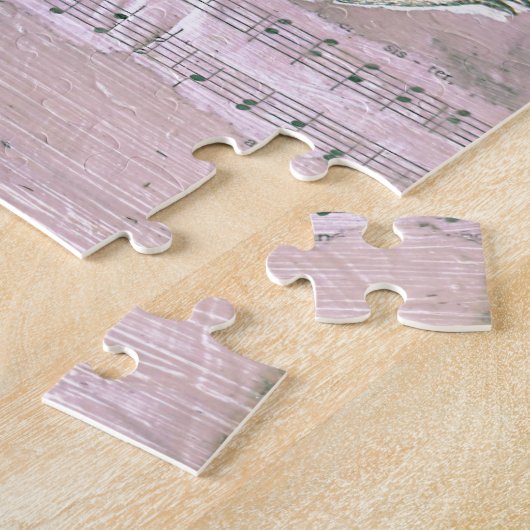 Bird Mixed Media Collage Legpuzzel (Zijkant)