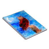 Bird Moonlight Owl Notitieboek (Rechterzijde)