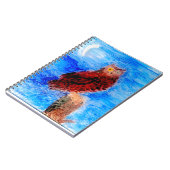 Bird Moonlight Owl Notitieboek (Linkerzijde)