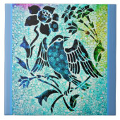 Bird Mosaic Tegeltje (Voorkant)