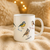 Bird Mug – Garden Birds Watercolour Coffee Cup Koffiemok