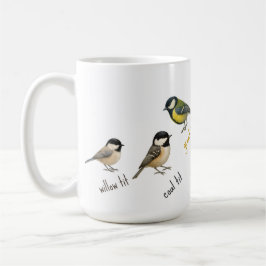 Bird Mug – Garden Birds Watercolour Coffee Cup Koffiemok
