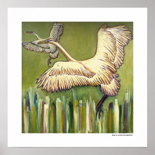 Bird Natuur Landscape Painting Poster Art Gifts