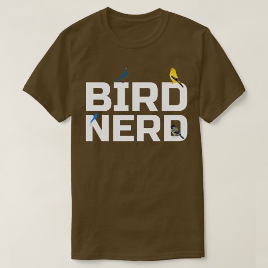 Bird Nerd 1 T-shirt (Design voorkant)