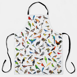 Bird Nerd Assortation Two Apron Schort