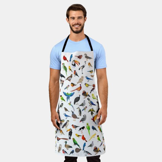 Bird Nerd Assortation Two Apron Schort (Gedragen)