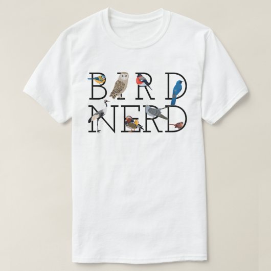 Bird Nerd Assortment 5 T-shirt (Design voorkant)