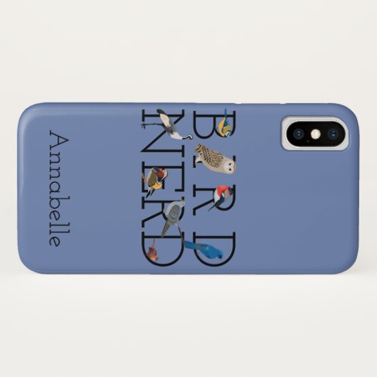 Bird Nerd Assortment Vijf personaliseren Case-Mate iPhone Case (Achterkant (horizontaal))