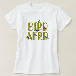 Bird Nerd Bird Watching T-shirt
