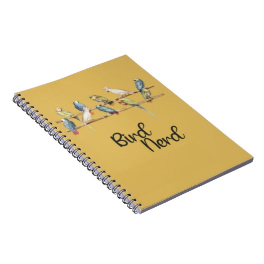 Bird Nerd Birding Ornithology Birdwatching Birder Notitieboek (Rechterzijde)