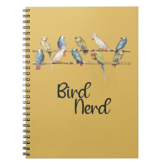Bird Nerd Birding Ornithology Birdwatching Birder Notitieboek (Voorkant)