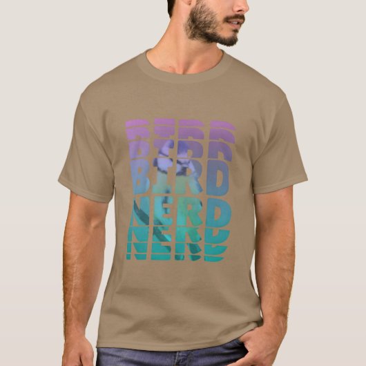 Bird Nerd Birds Lover grappig T-shirt (Voorkant)