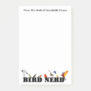 Bird Nerd Bold Personaliseren Post-it® Notes