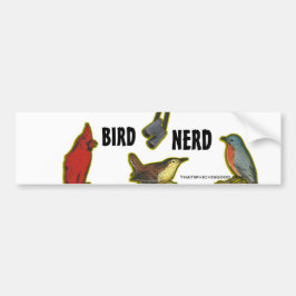 Bird Nerd Bumpersticker