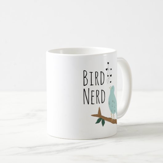 Bird Nerd Coffee Mok (Voorkant rechts)