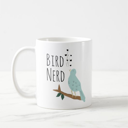 Bird Nerd Coffee Mok (Links)