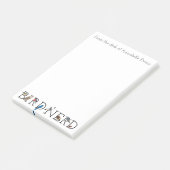 Bird Nerd Collectie Vijf personaliseren Post-it® Notes (Schuin)