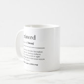 Bird Nerd Definition Funny Birdwatcher Gift Koffiemok (Voorkant links)