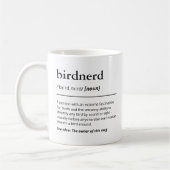 Bird Nerd Definition Funny Birdwatcher Gift Koffiemok (Links)