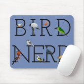 Bird Nerd Drie Muismat (Met muis)