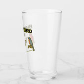Bird Nerd Fun Beer Glass Glas (Links)