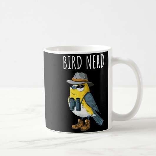 Bird Nerd Funny Bird Watching Birding Bird Lover W Koffiemok (Rechts)
