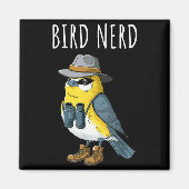 Bird Nerd Funny Bird Watching Birding Bird Lover W Magneet (Voorkant)