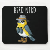 Bird Nerd Funny Bird Watching Birding Bird Lover W Muismat (Voorkant)