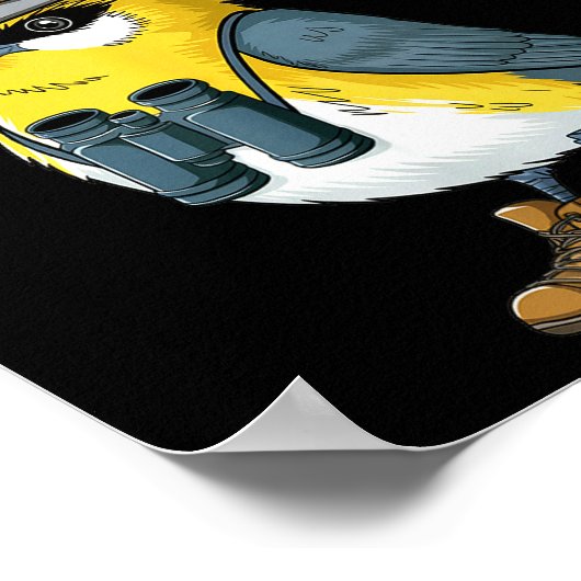 Bird Nerd Funny Bird Watching Birding Bird Lover W Poster (Hoek)