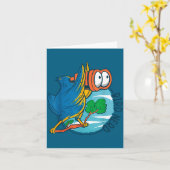 Bird Nerd Funny Bird Watching Birds Lover Ornithol Kaart (Gele Bloem)